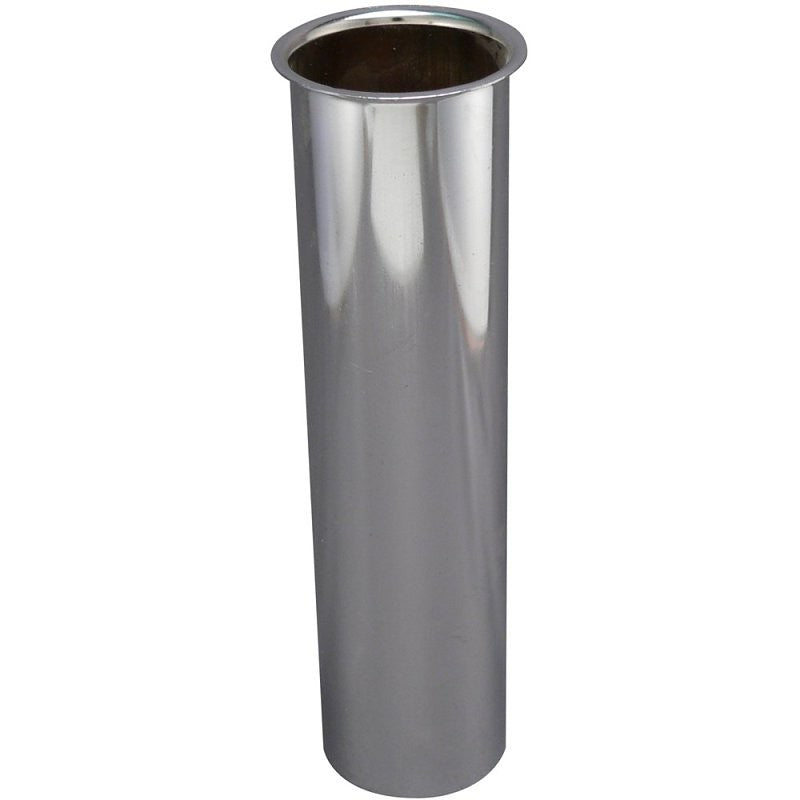 Plumb Pak PP9-8CP Sink Tailpiece, 1/2 in, 8 in L, Flange, Brass