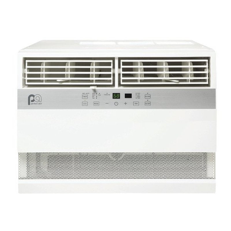 Perfect Aire 4PACH8000 Air Conditioner, 115 V, 8000 Btu Cooling, 10.9 EER, 300 to 350 sq-ft Coverage Area, 58 dB, White