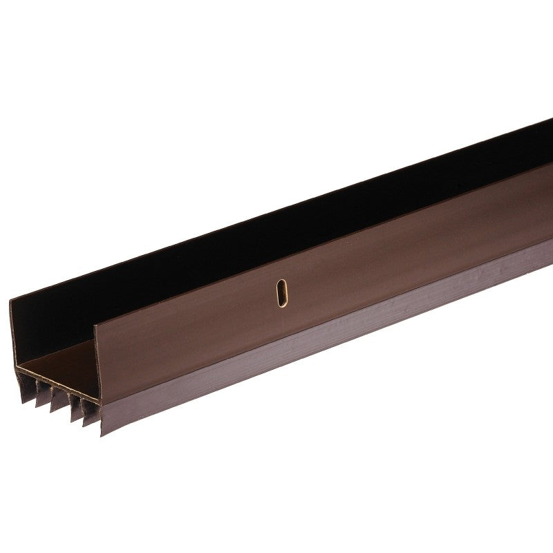 Frost King B79/36H Door Bottom, Brown, 36 in L, 1-3/4 in W, Vinyl, Includes: Screws