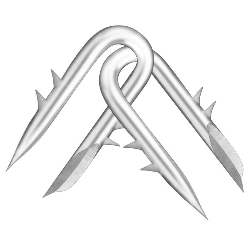 Rangemaster 7478 Series Fence Lock Staple, 1-1/4 in L, Galvanized, 8 ga