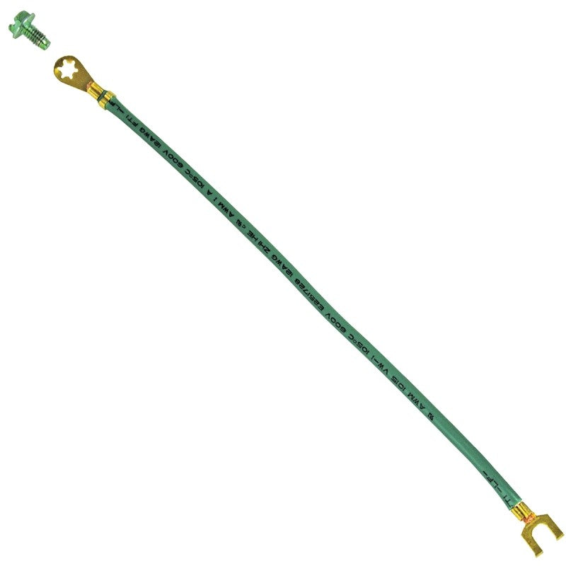 Gardner Bender GGP-1502 Grounding Pigtail, 12 AWG Wire, Copper, Green, 2/BAG