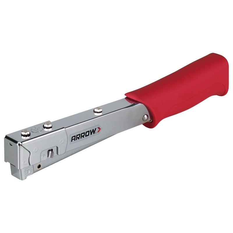 Arrow HT19 Light Wire Hammer Tacker, 1/4 to 3/8 in L Leg, Steel Staple