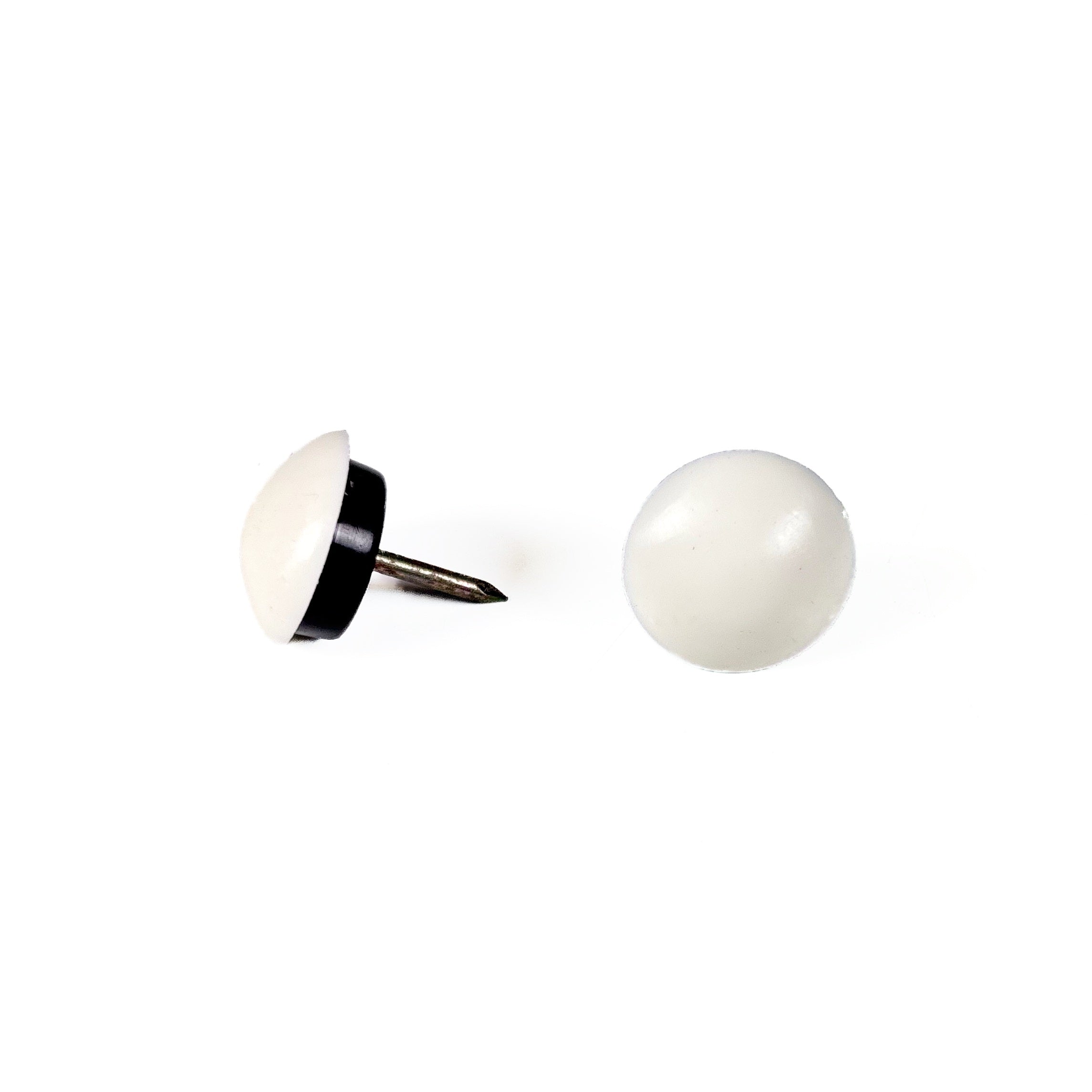 Nail On Glides 3/4 Inch White Plastic 4 Pack (POS)