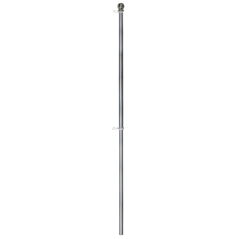 Valley Forge 60731 Flag Pole, 1 in Dia, 5 in H, Aluminum