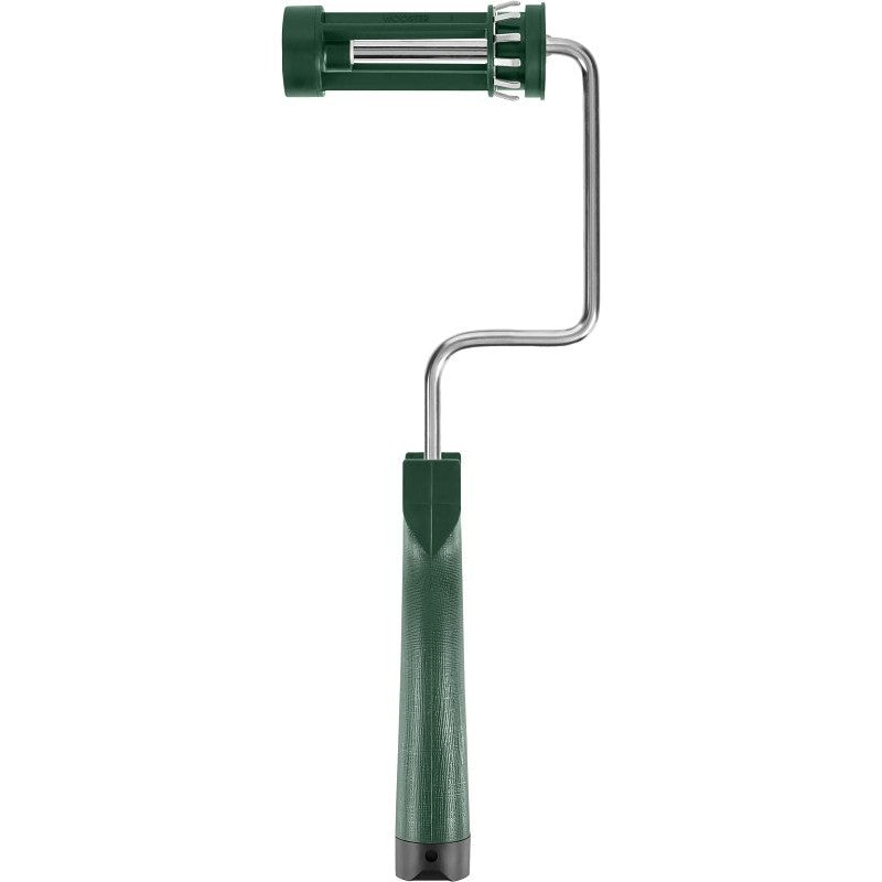 Wooster R017-4 Roller Frame, 4 in L Roller, Polypropylene Handle, Threaded Handle, Green Handle