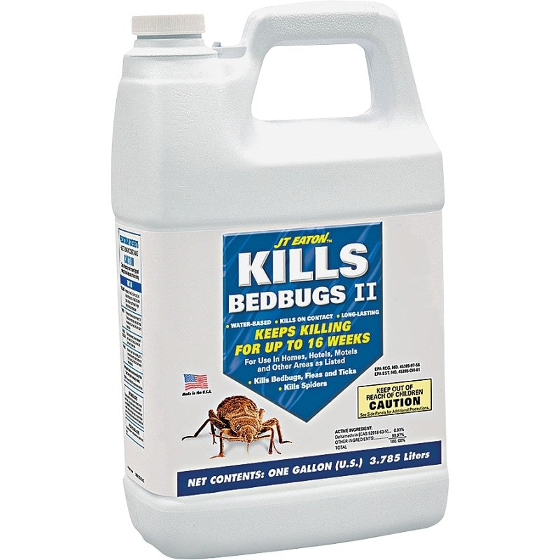 J.T. Eaton 207-W1G Bed Bug Insecticide, Liquid, Spray Application, 1 gal (Pack of 4)