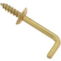 Shoulder Hooks 1 Inch Solid Brass 3 Pack