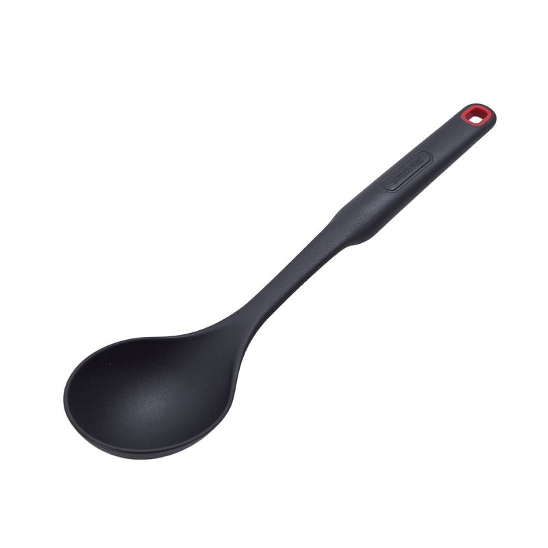 Farberware 5211658 Solid Basting Spoon, 13-1/2 in OAL, Nylon, Black (Pack of 3)