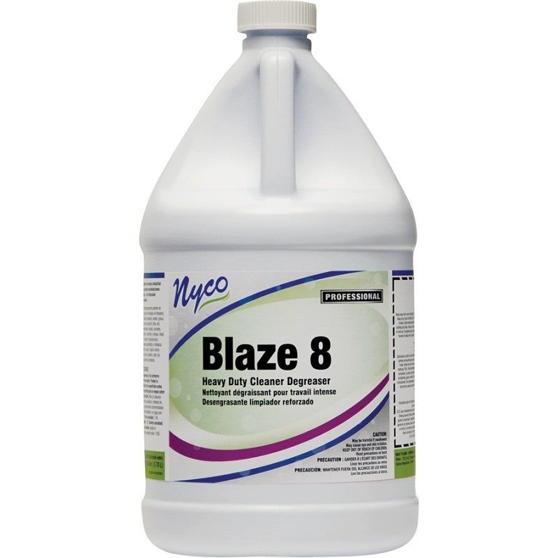 nyco NL220-G4 Cleaner and Degreaser, 128 oz, Liquid, Sassafras, Violet (Pack of 4)