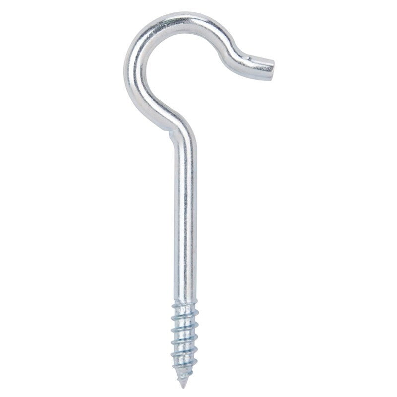 ProSource LR-314-PS Ceiling Hook, 25 lb Working Load, Steel, Silver, Zinc