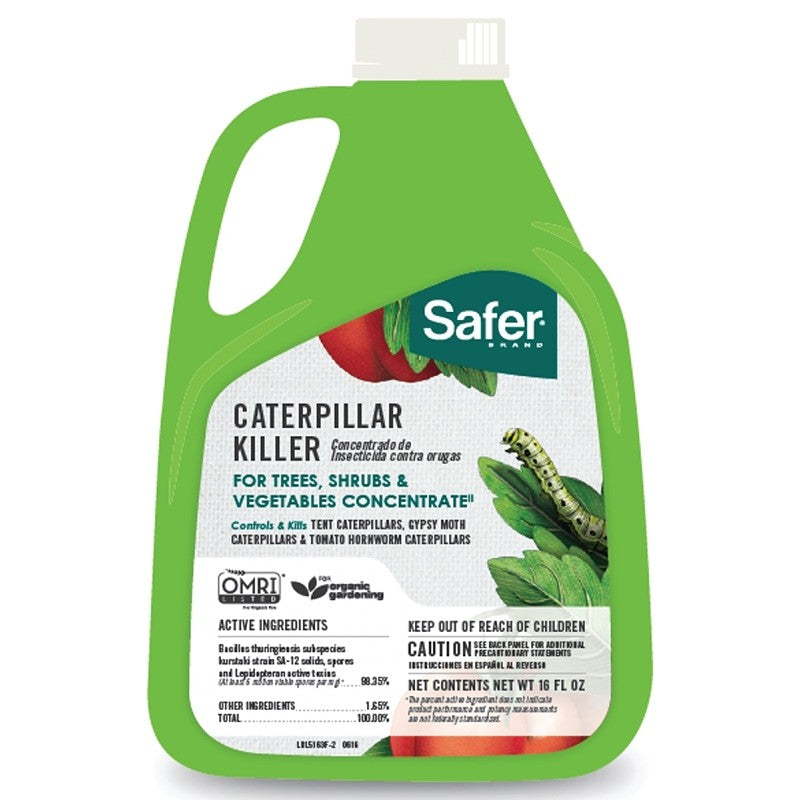 Safer 5163-6 Caterpillar Killer, Liquid, 16 oz