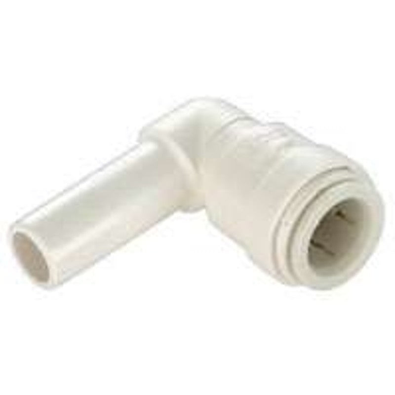Watts 3518-10/P-636 Tube Elbow, 1/2 in, 90 deg Angle, Plastic, 100 psi, Off-White