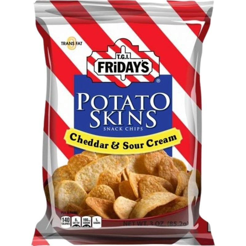 TGI Fridays 444532 Potato Skin, Cheddar and Sour Cream, 3 oz (Pack of 6)