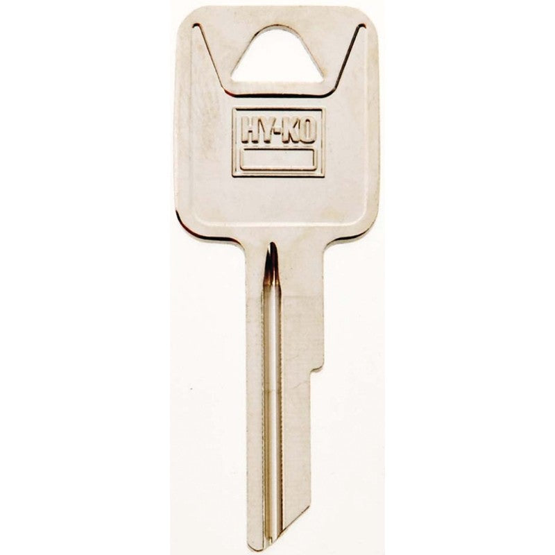 Hy-Ko 11010RA4 Automotive Key Blank, Brass, Nickel, For: AMC Vehicle Locks, RA4 Key Number (Pack of 10)