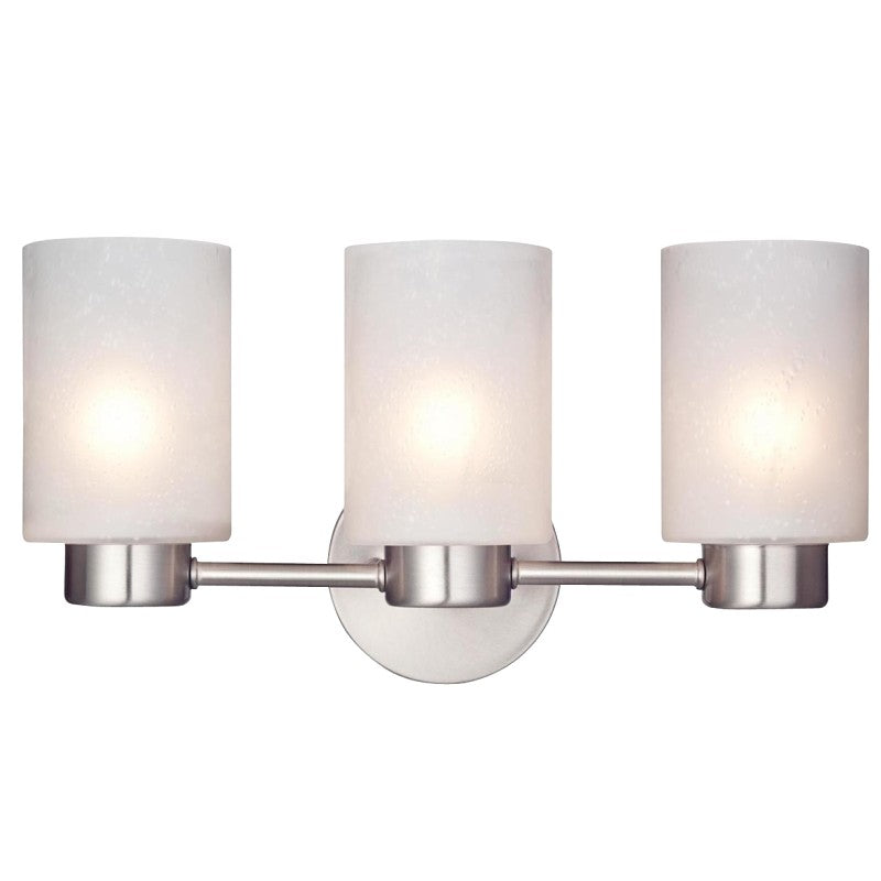 Westinghouse Sylvestre Series 6227900 Wall Fixture, 120 V, 3-Lamp, Incandescent, LED Lamp, Metal Fixture