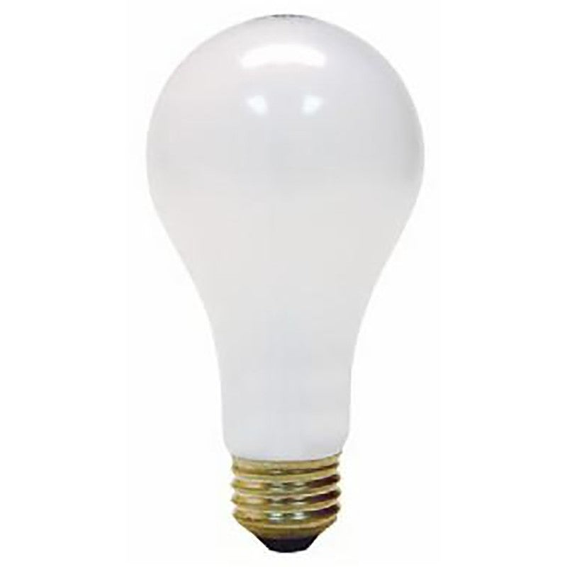 GE 11585 Light Bulb, 200 W, A21 Lamp, E26 Medium Lamp Base, 345 Lumens, 2800 K Color Temp, Soft White Light (Pack of 12)