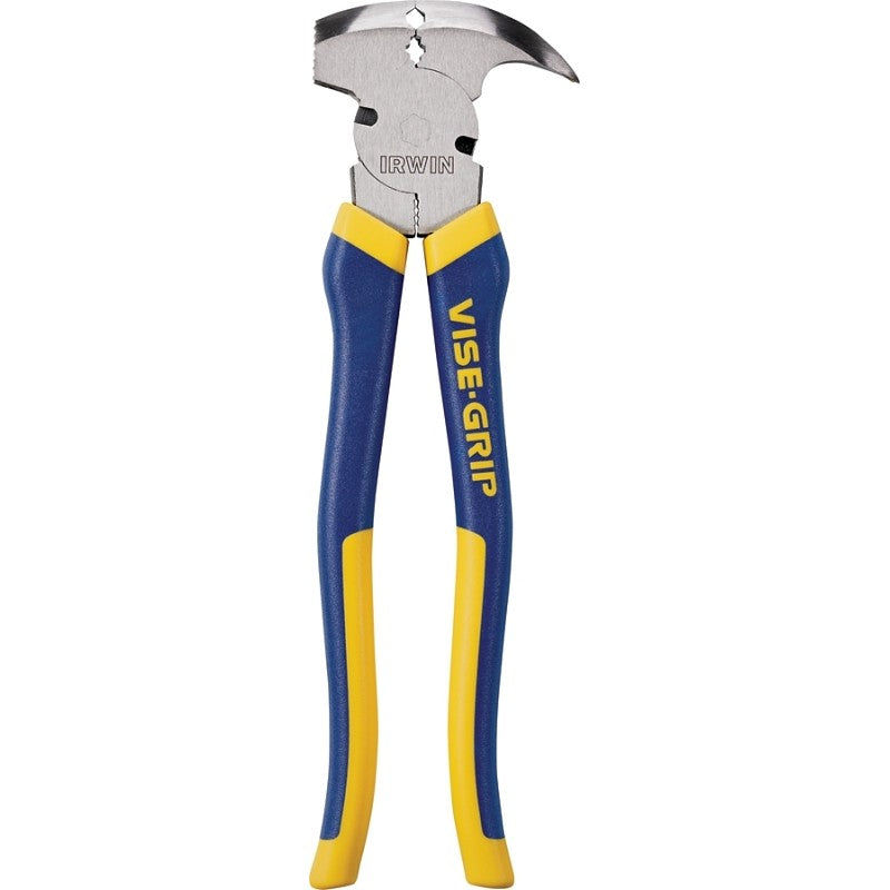 Irwin 2078901 Fencing Plier, 1/2 in Cutting Capacity, 13-5/8 in OAL, 10-1/4 in L Jaw, 21/25 in W Jaw, Steel Jaw