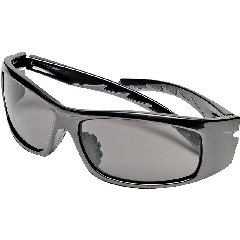 Safety Works 10105403 Safety Glasses, Gray Lens, Black Frame, Anti-Fog Lens, Full Frame, UV Protection: Yes