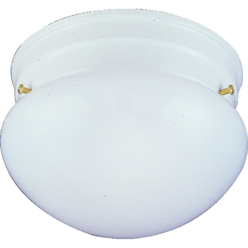 Boston Harbor F13WH01-68543L Single Light Round Ceiling Fixture, 120 V, 60 W, 1-Lamp, A19 or CFL Lamp, White Fixture