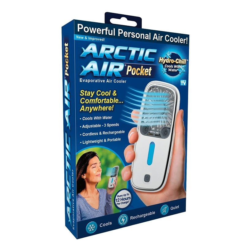 Arctic Air AAPKTN-MC12/6 Pocket Cooler, 3-Speed, White