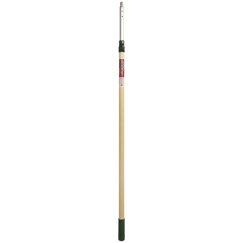 Wooster R055 Extension Pole, 4 to 8 ft L, Aluminum/Fiberglass