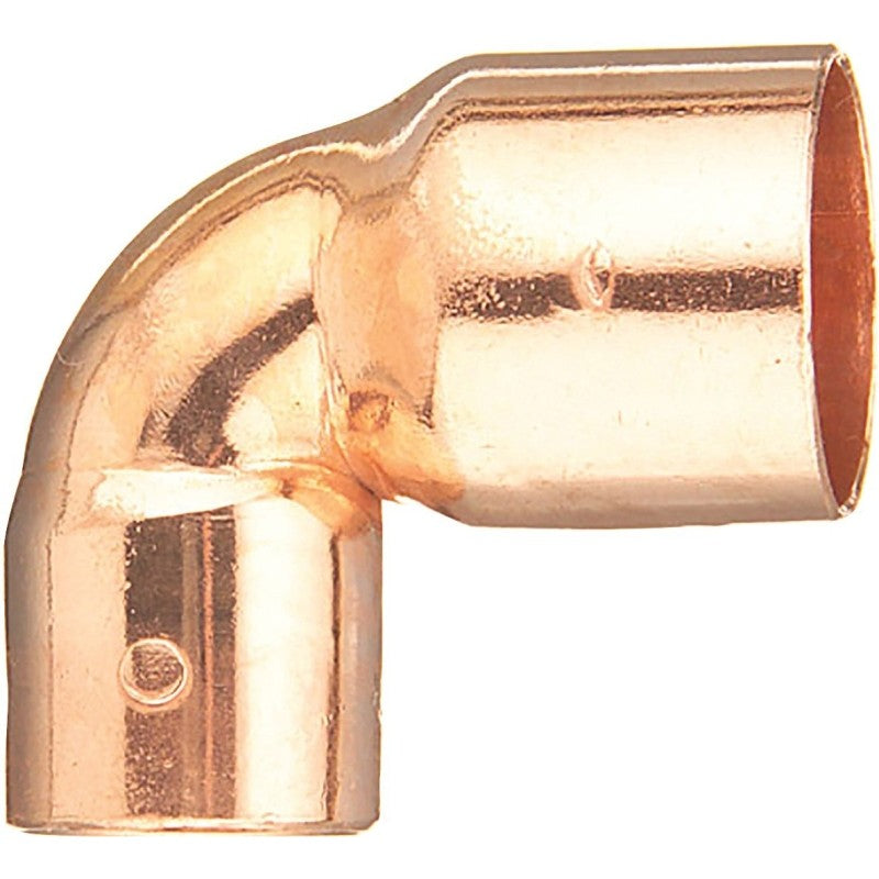 Elkhart Products 31298 Reducing Pipe Elbow, 1 x 3/4 in, Sweat, 90 deg Angle, Copper