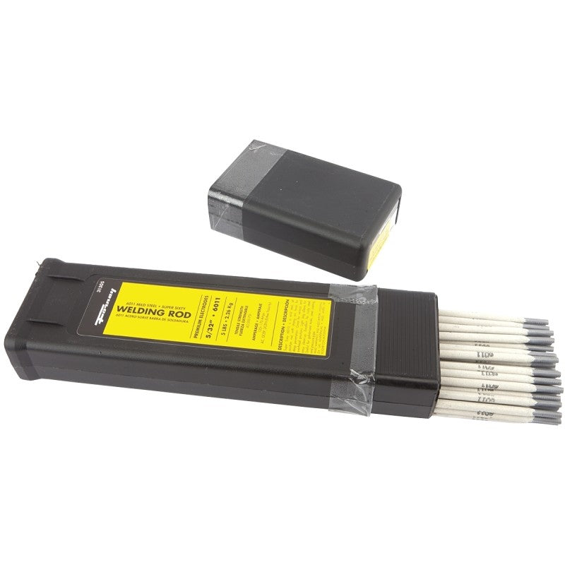 Forney 31305 Stick Electrode, 88000 psi Tensile Strength, Applicable Materials: Mild Steel, 5/32 in Dia, 14 in L