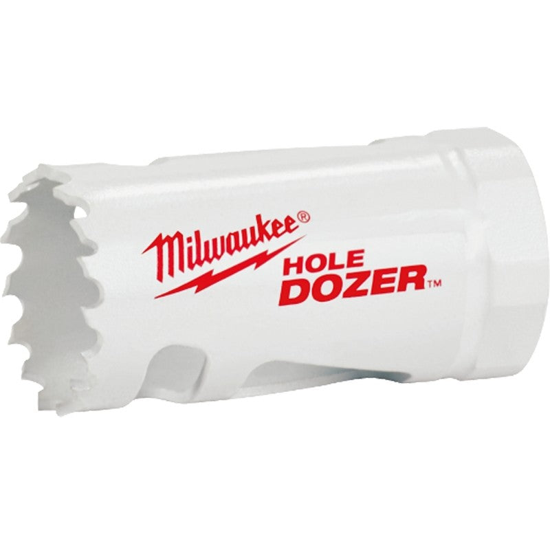 Milwaukee Hole Dozer 49-56-0237 Hole Saw, 4-3/4 in Dia, 1-5/8 in D Cutting, 5/8-18 Arbor, 3 TPI