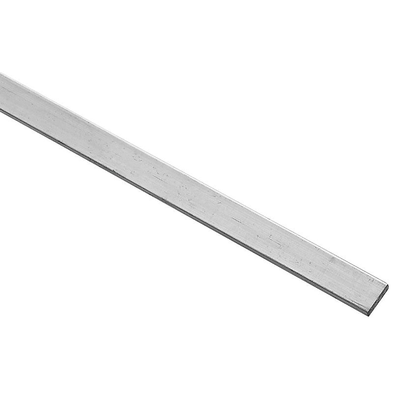 National Hardware 4200BC Series N247-007 Flat Bar, 1/2 in W, 48 in L, 1/8 in Thick, Aluminum, Mill