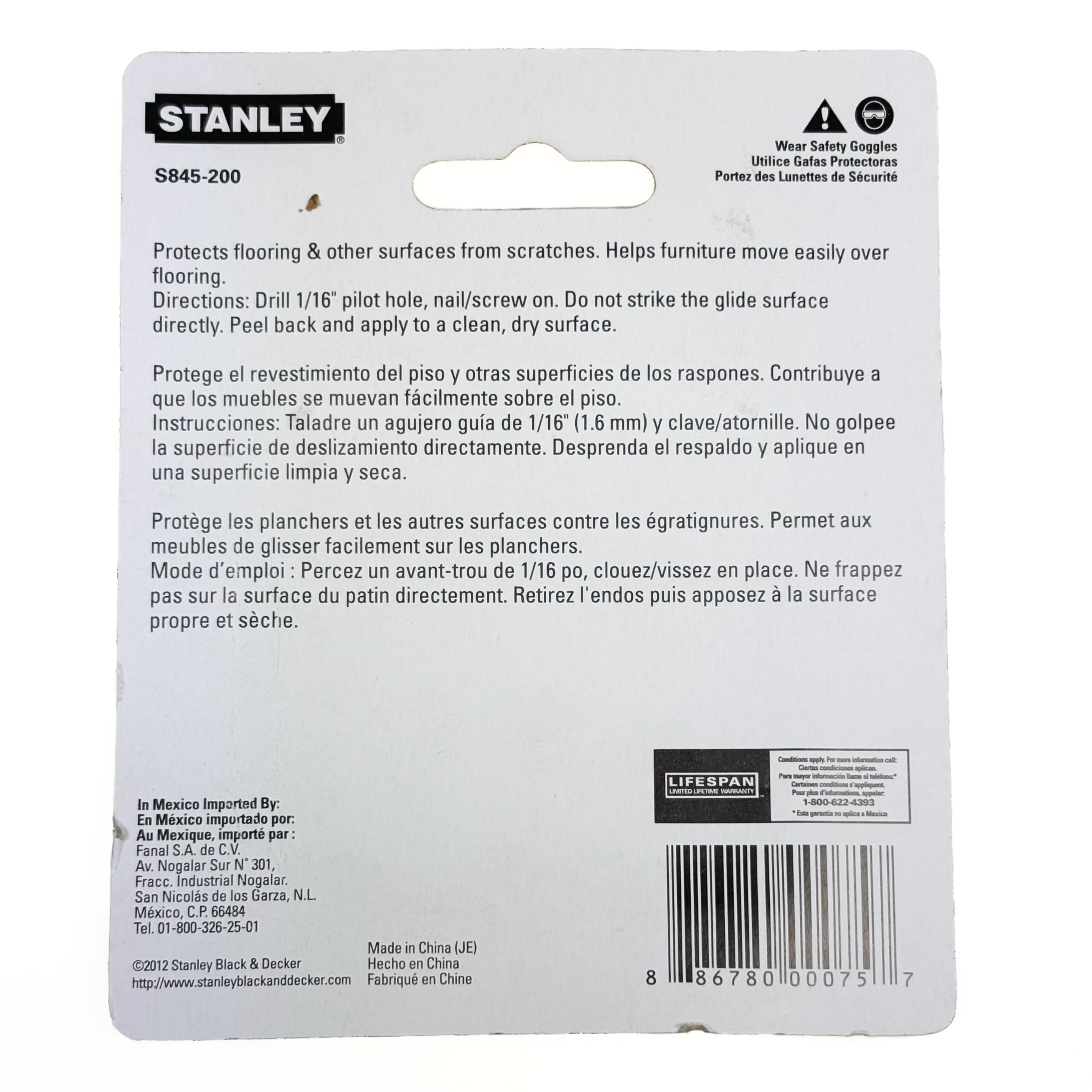 Heavy Duty Felt Pads With Nail For Wood Legs 1 Inch Round 8 Pack