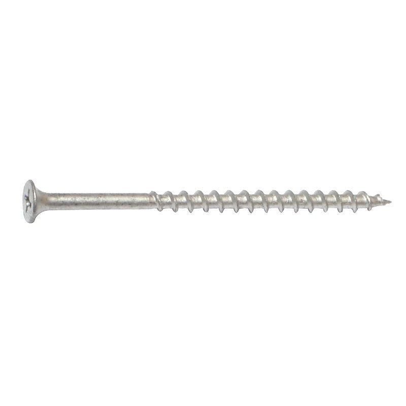 Midwest Fastener 10519 Deck Screw, 8 in Thread, 3 in L, Coarse Thread, Bugle Head, Phillips Drive, Dacrotized, 1 PK