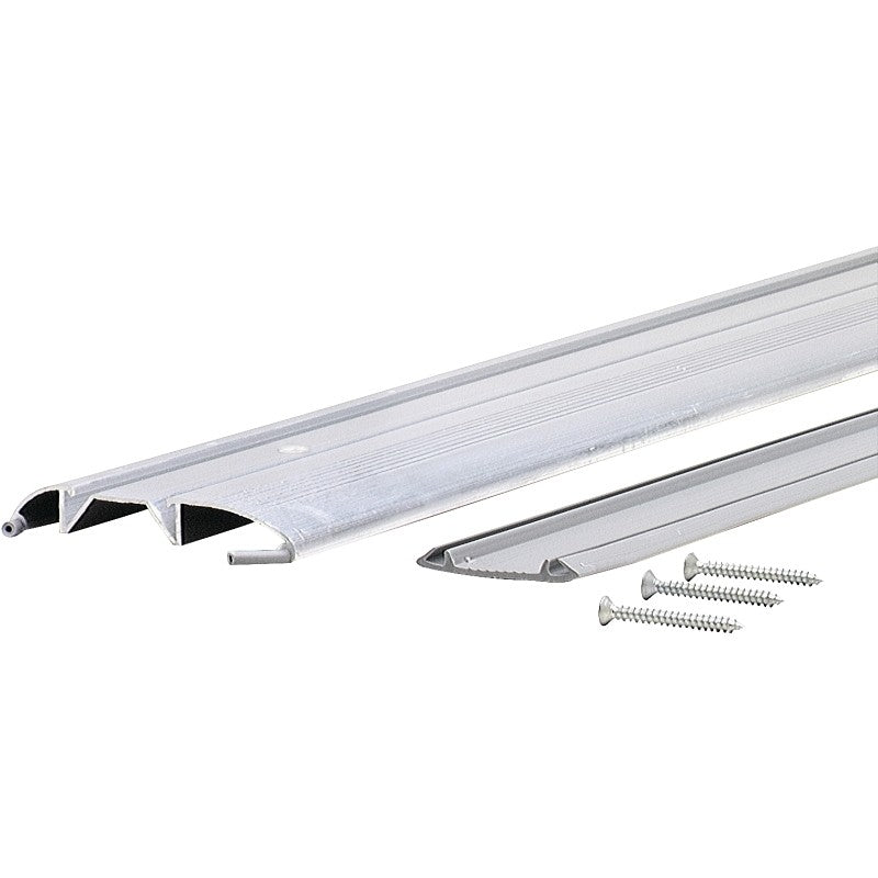 M-D 08383 Low Threshold, 36 in L, 3-3/8 in W, Aluminum