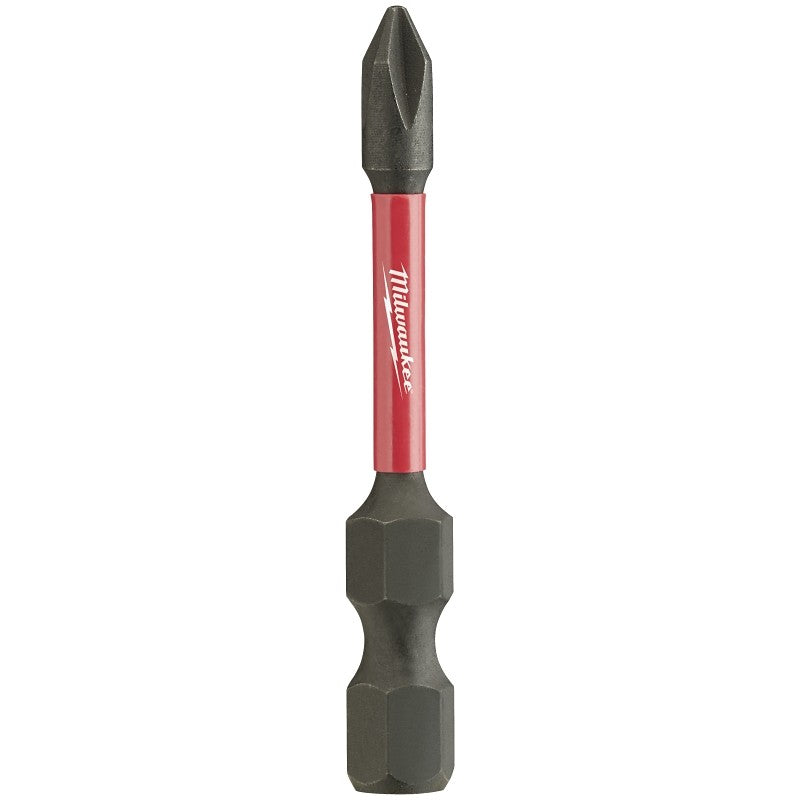 Milwaukee 48-32-4461 Power Bit, #1 Drive, Phillips Drive, 1/4 in Shank, Hex Shank, 2 in L, Proprietary Steel