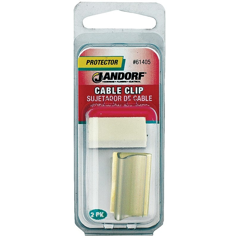 Jandorf 61405 Clip, Clamping Range: 1 in, PVC, Clear