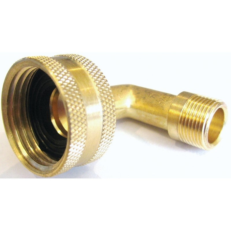 Anderson Metals 737469/57469-0612 Pipe Elbow, 3/8 X 3/4 in, Swivel, Brass
