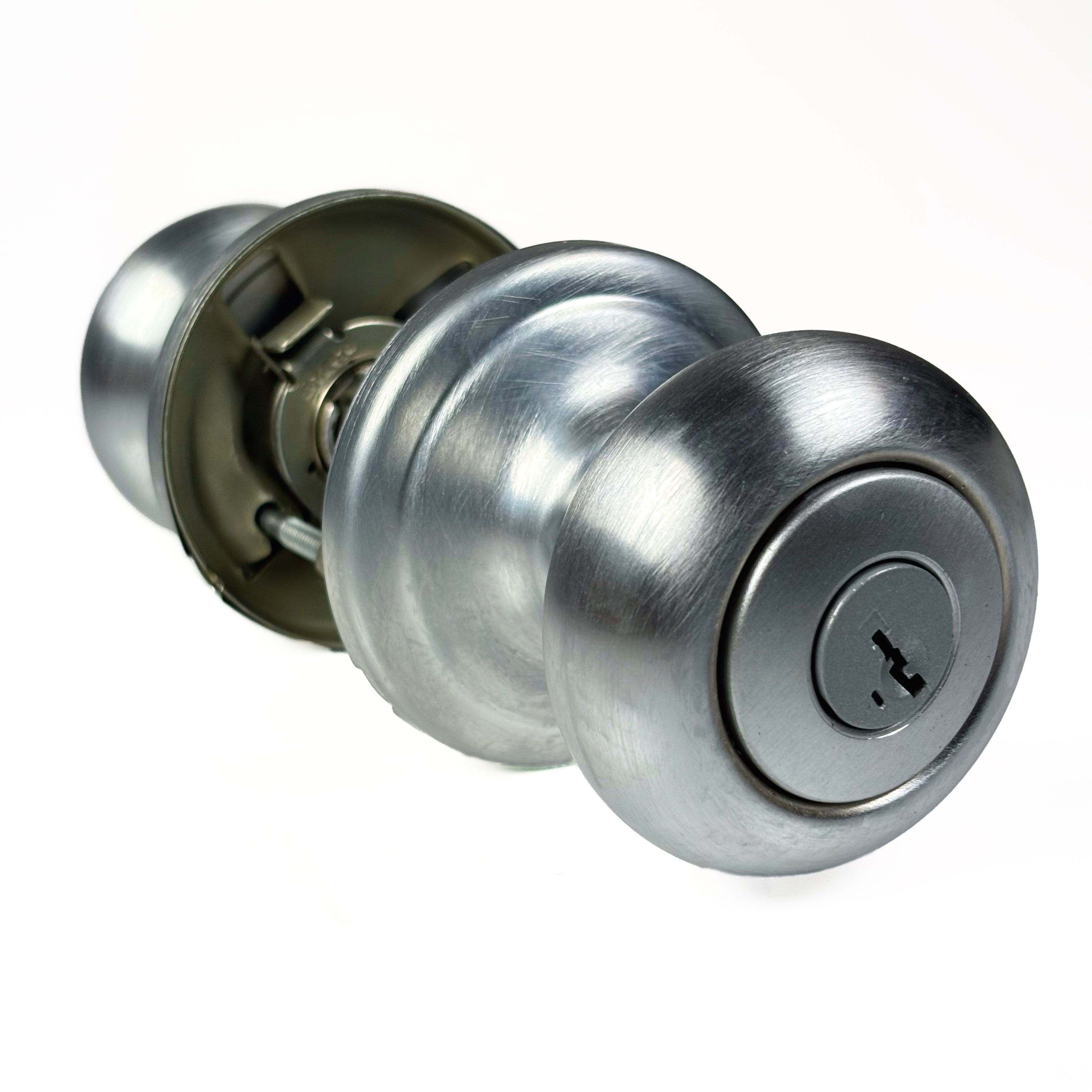 Keyed Entry Lockset Smartkey Satin Chrome