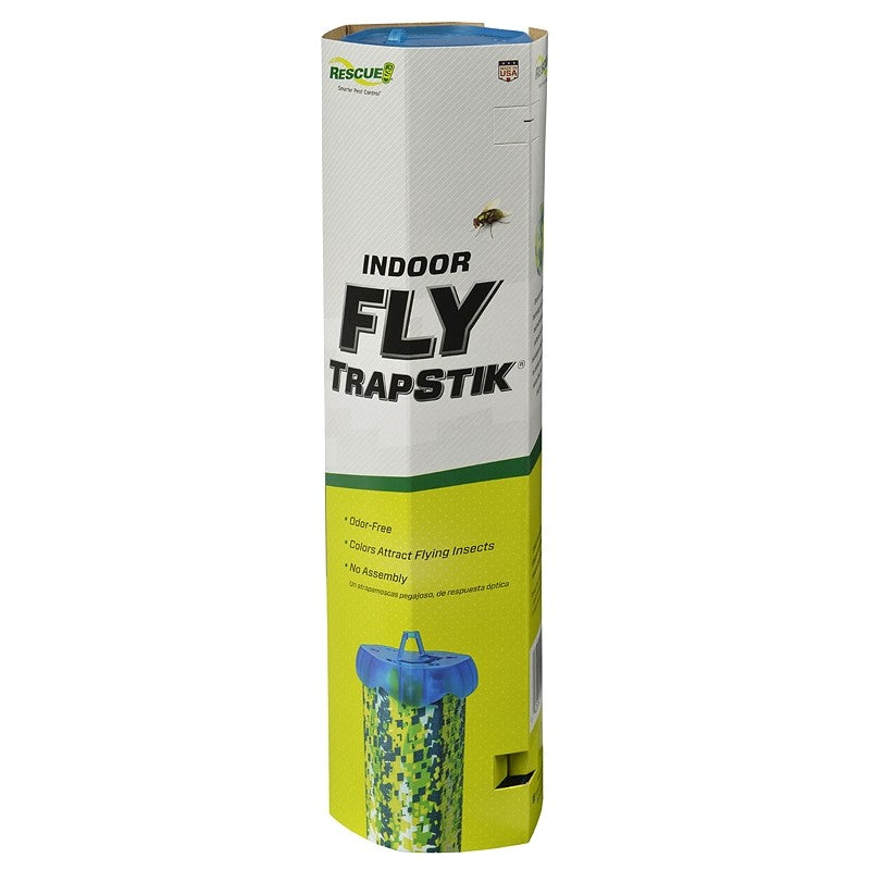 Rescue TrapStik TSF-BB8 Fly Trap, Solid, Clear/White