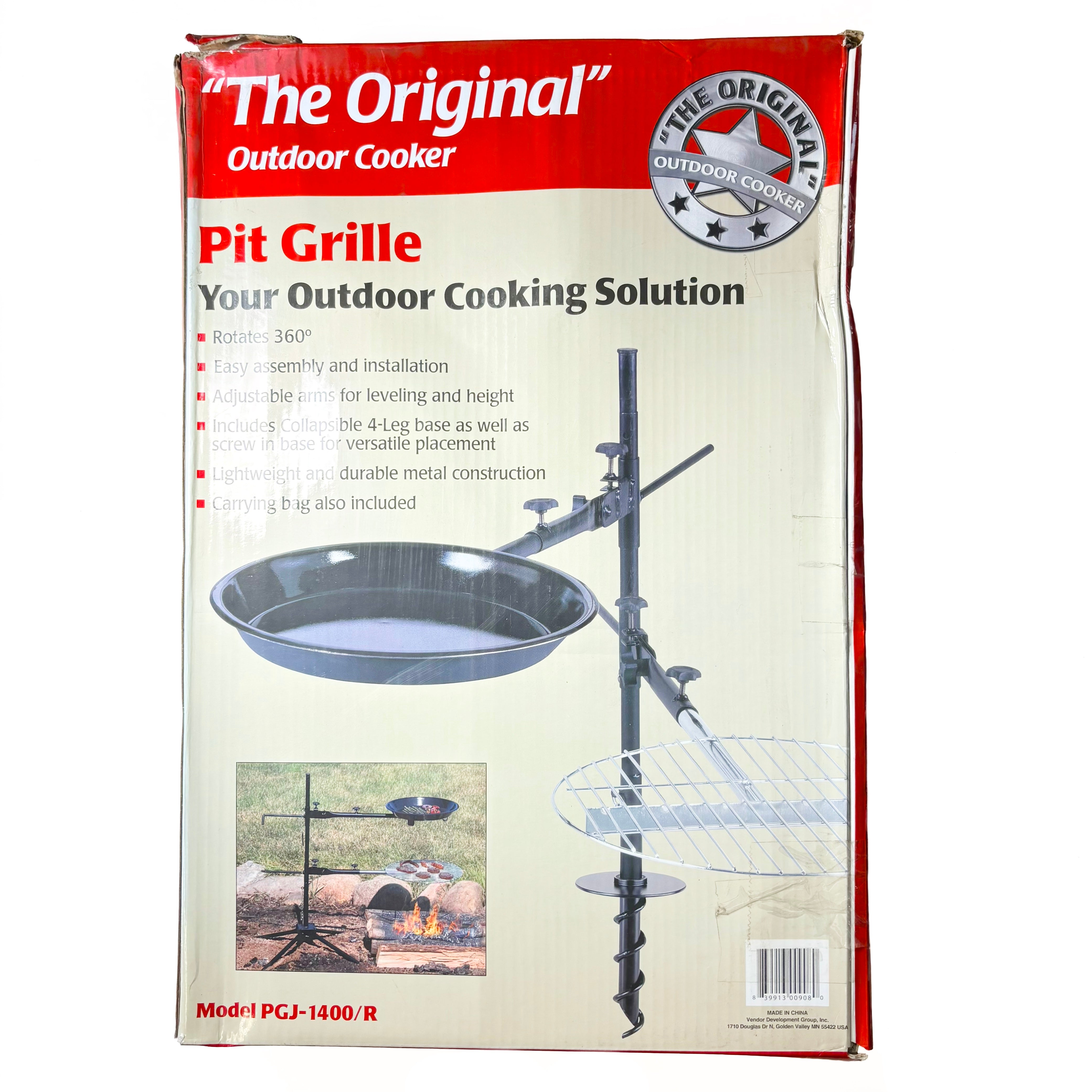 The Original Outdoor Cooker 14 Inch Pit Grill