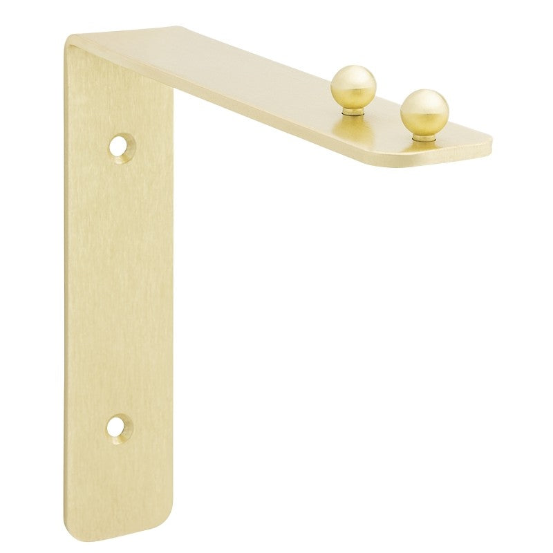 National Hardware N275-504 Wall Bracket, 7 in L, Brushed Gold