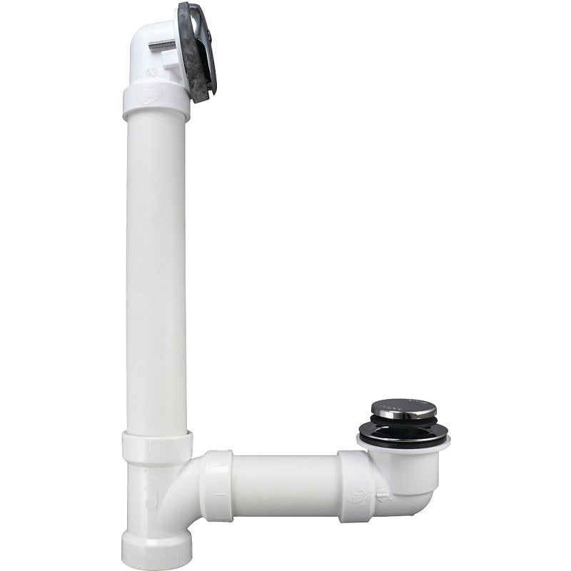 Keeney 630PVC Bath Drain Assembly, PVC, Chrome