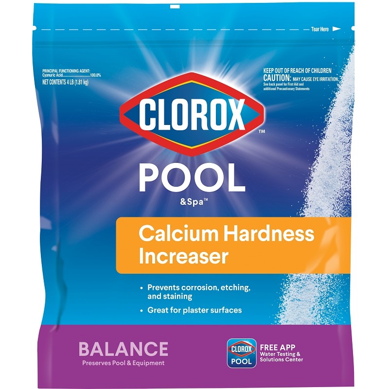 Clorox 12204CLX Calcium Hardness Increaser, 5 lb, Granular, Odorless, Off-White