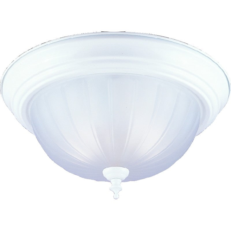 Boston Harbor F51WH02-1005-3L Two Light Flush Mount Ceiling Fixture, 120 V, 60 W, 2-Lamp, A19 or CFL Lamp