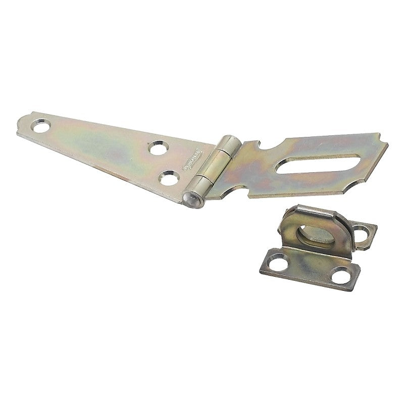 National Hardware N129-577 Hinge Hasp, 3 in L, 1-5/32 in W, Steel, Zinc, 5/16 in Dia Shackle