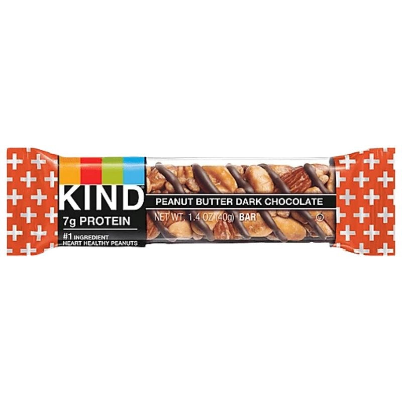 Kind 113214 Nutrition Bar, Dark Chocolate, Peanut Butter, 1.4 oz (Pack of 12)