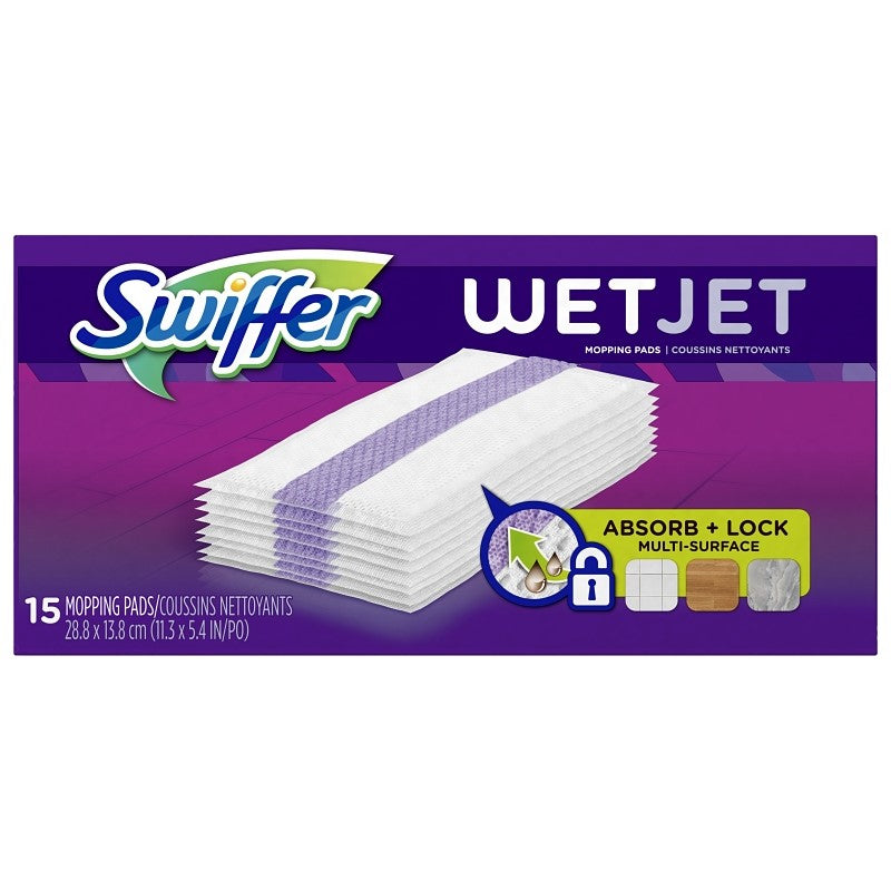Swiffer WetJet 99042 Mop Pad Refill, White