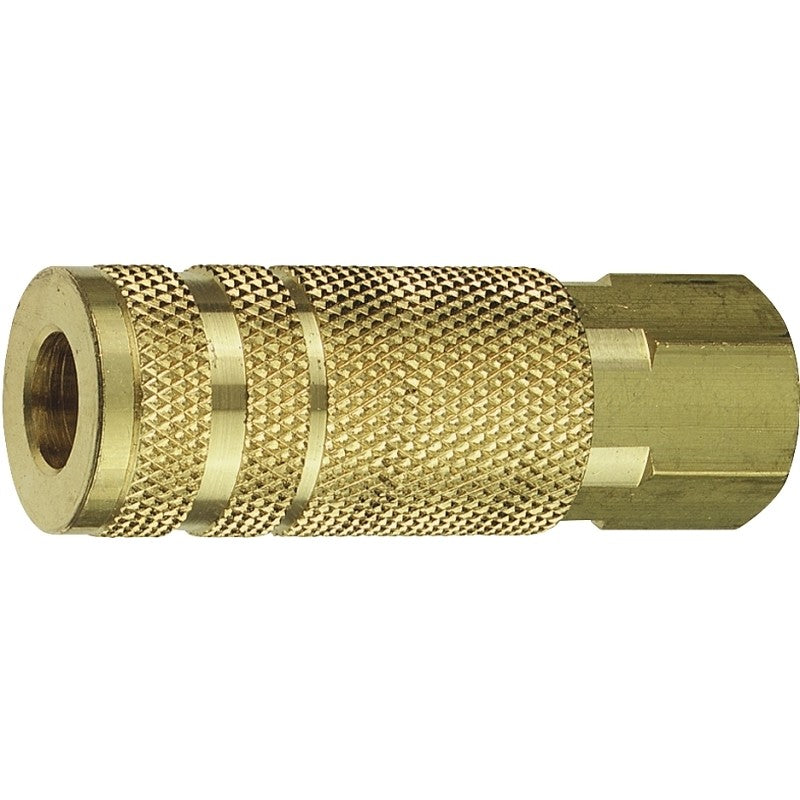 Tru-Flate 13-435 Coupler, L-Style, 1/4 in, FNPT, Steel