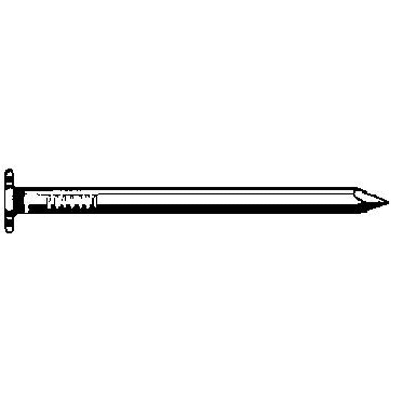 Maze STORMGUARD R112112061WH Shingle and Shake Nail, Hand Drive, 1-1/4 in L, Stainless Steel, Galvanized, Plain Shank (Pack of 12)
