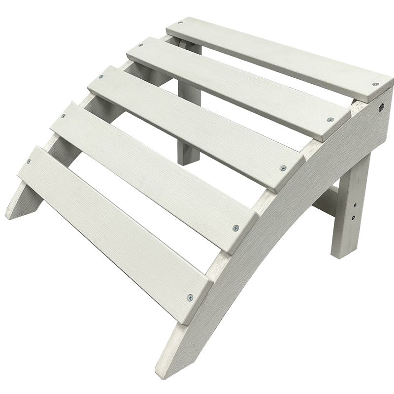 Seasonal Trends H23S9480W-W Ottoman, 16.93 in OAL, 19.29 in OAW, 12.6 in OAH, White