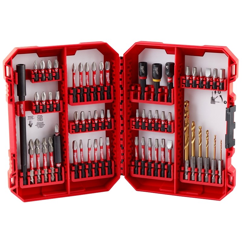 Milwaukee SHOCKWAVE Impact Duty Series 48-32-4097 Drill-Drive Set, 60-Piece, All-Purpose, Alloy Steel