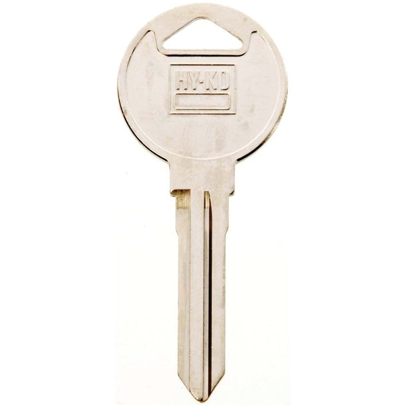 Hy-Ko 11010MZ16 Automotive Key Blank, Brass, Nickel, For: Mazda Vehicle Locks, MZ16 Key Number (Pack of 10)